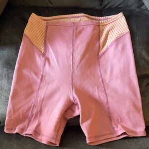For Love And Lemons Mauve Ribbed shorts